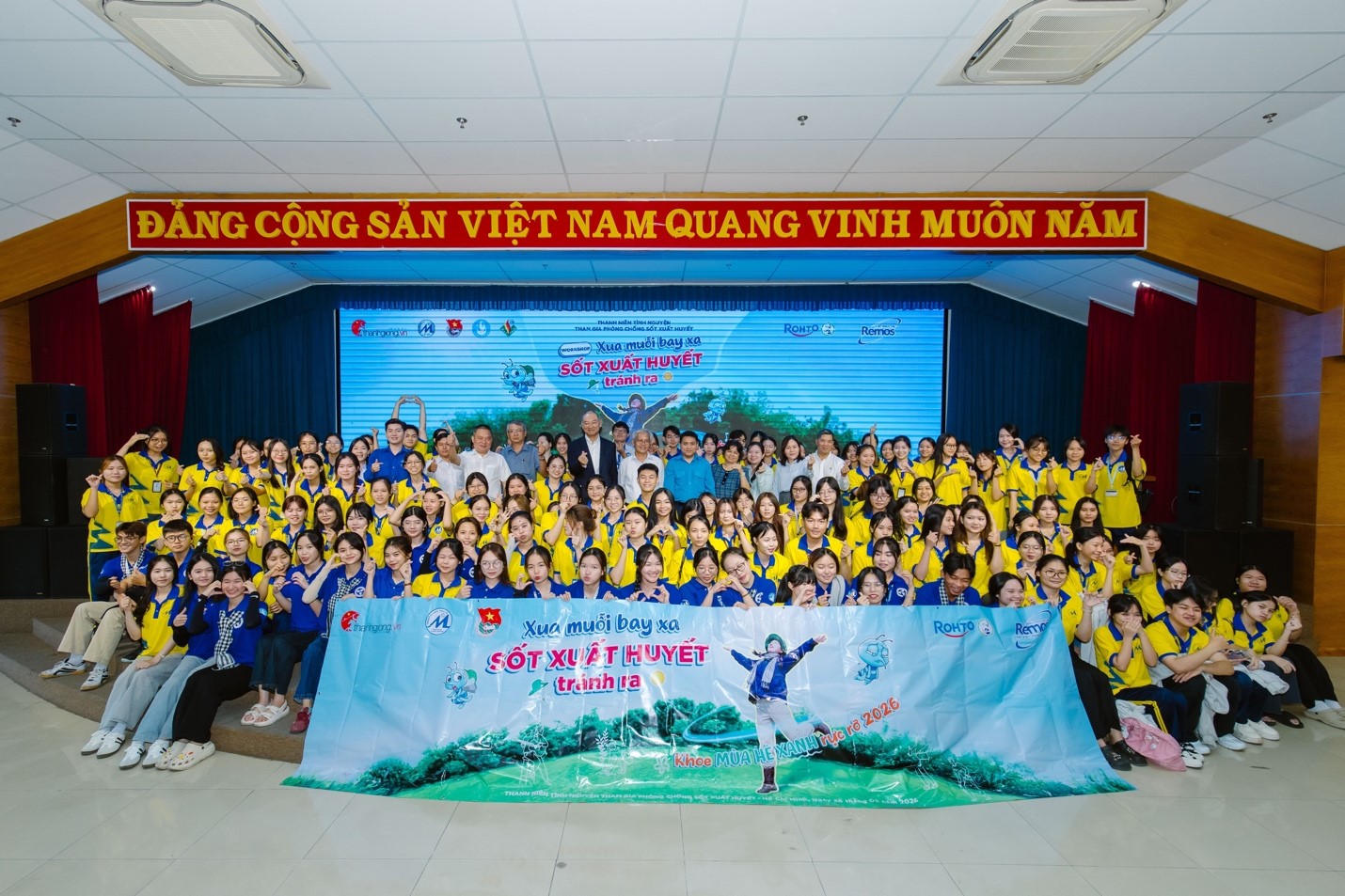 CHÀO MÙA HÈ XANH 2026 RỰC RỠ CÙNG REMOS TẠI ĐẠI HỌC TÀI CHÍNH - MARKETING VỚI WORKSHOP "XUA MUỖI BAY XA, SỐT XUẤT HUYẾT TRÁNH RA"