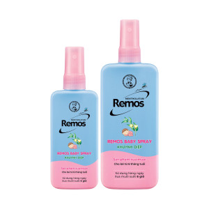 SẢN PHẨM XUA MUỖI REMOS BABY CHO BÉ TỪ 6 THÁNG TUỔI VÀ  NGƯỜI LỚN - DẠNG XỊT PHUN SƯƠNG