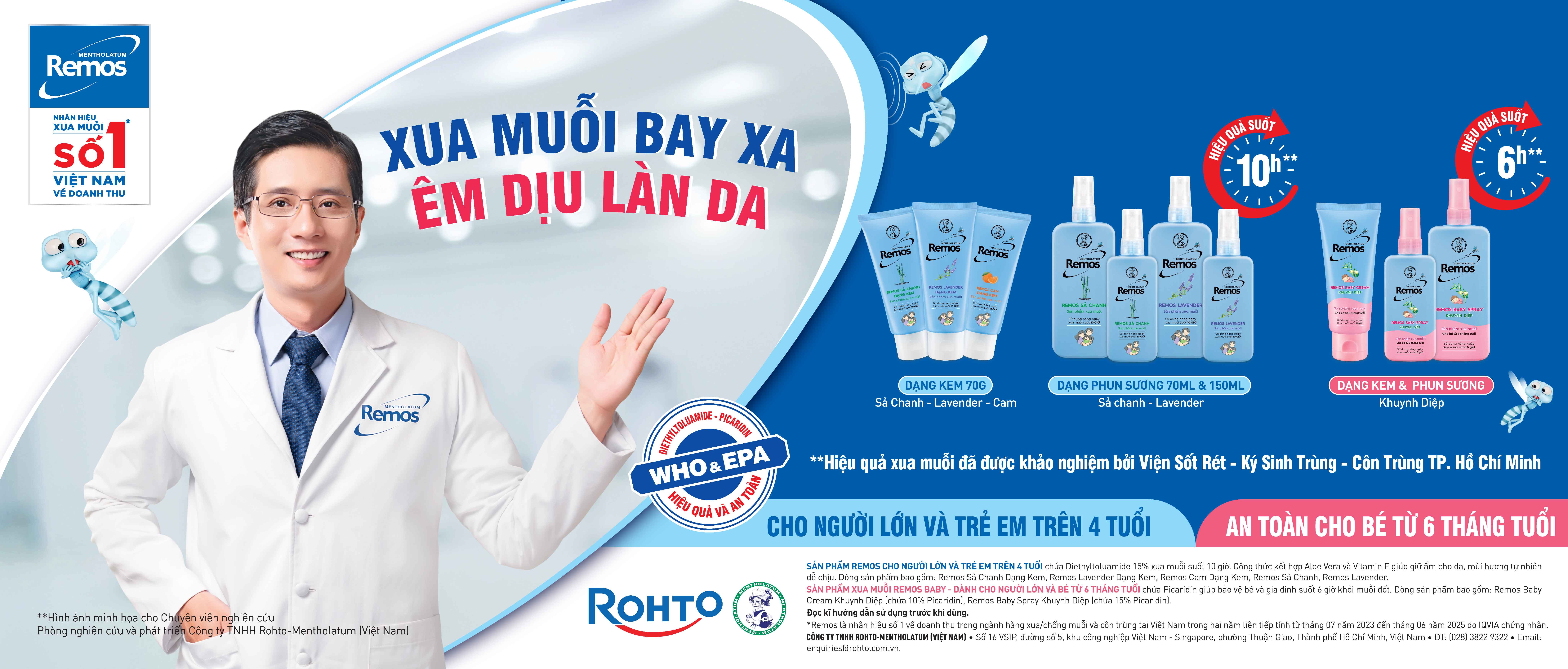 Xua muỗi bay xa - Sốt xuất huyết tránh ra